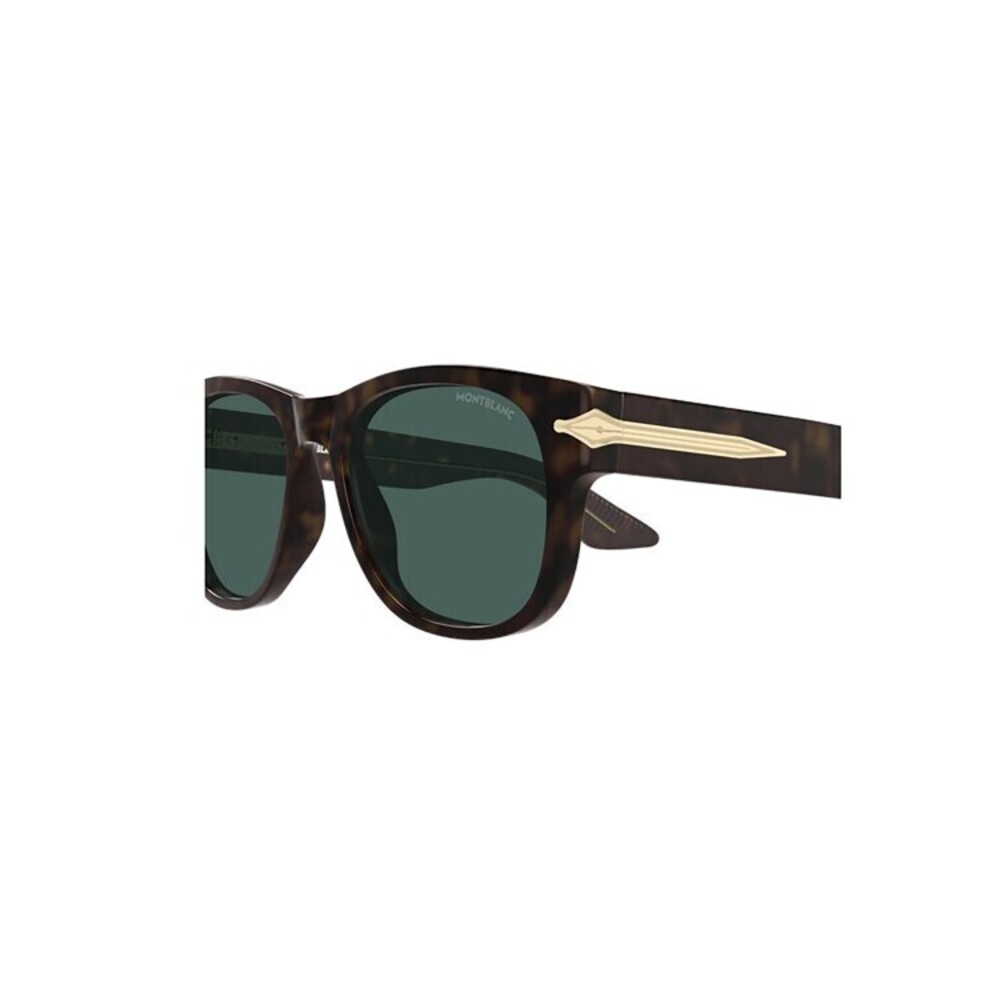 Montblanc Rectangular Tortoiseshell Sunglasses - … - image 3